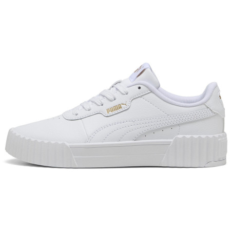 Scarpe da bambino Puma Carina 3.0 Jr White-Gold