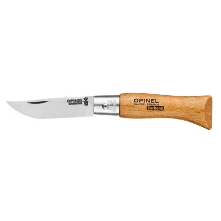 Coltello chiudubile Opinel N°03 Carbon naturale.