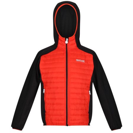 Giacca da bambino Regatta Kielder Hybrid V 2021 rosso/nero Cajunorn/Ash