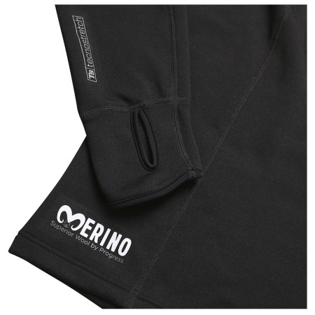 Felpa funzionale da uomo Progress Torez Zip Merino