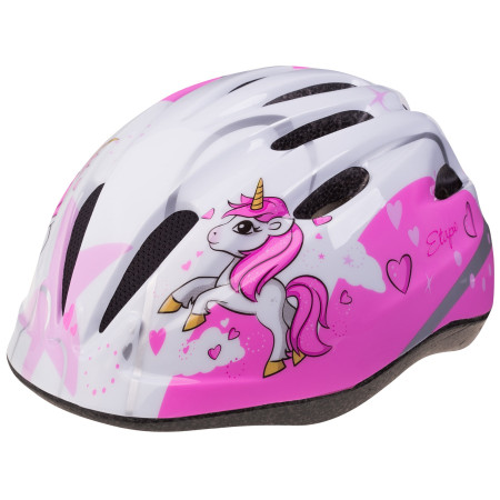 Casco per bambini Etape Rebel rosa/bianco White/Pink