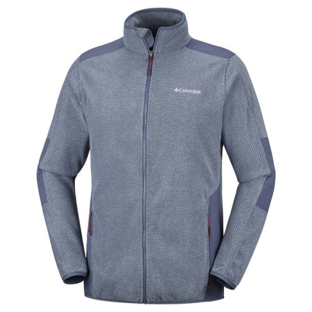 Felpa da uomo Columbia Tough Hiker Full Zip Fleece blu/grigio DarkMountain