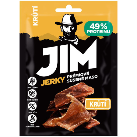 Carne secca Jim Jerky Jerky carne essiccata di tacchino 23 g