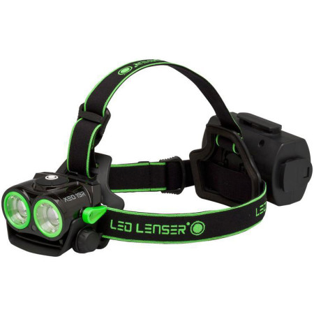 Lampada frontale Ledlenser Čelovka XEO 19R s kufrem nero/verde