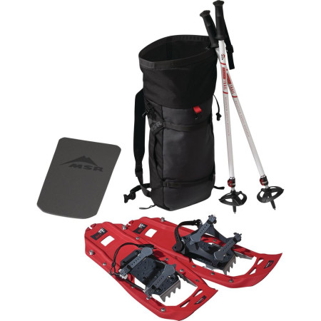 Kit MSR Snowshoe Kit rosso/nero Red/Black