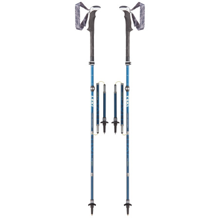 Bastoncini da trekking Leki Micro Vario Carbon Antishock blu DarkblemetallicDarkblueWhite