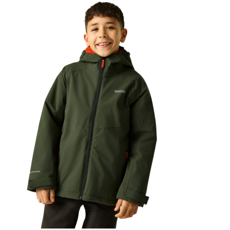 Giacca invernale per bambini Regatta Hillain Warm Lined Dark Khaki