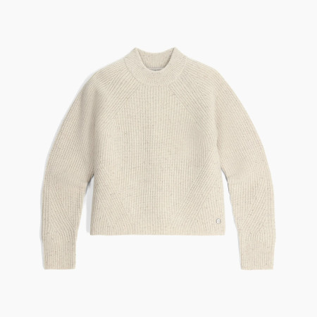 Maglione da donna Royal Robins W Rockcraft Mock Neck beige Soapstone HTR