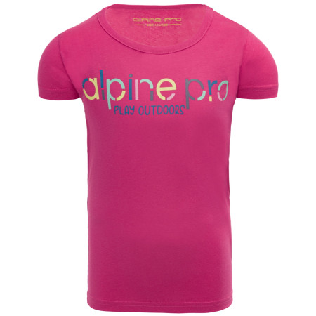 Maglietta da bambino Alpine Pro Loddo rosa