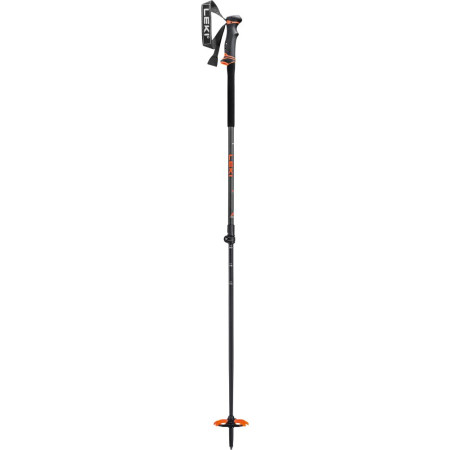 Bastoncini da trekking da donna Leki Helicon Lite nero/grigio dark anthracite-neonorange-black