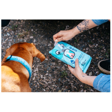 Salviette umidificate per cani Explorer Dog Salviette umidificate naturali per cani, 40 pezzi