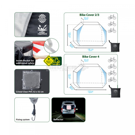 Telone Brunner Telo copri bici 2/3