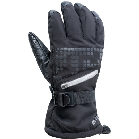 Guanti da sci Hi-Tec Roden nero Black/GrayPrint