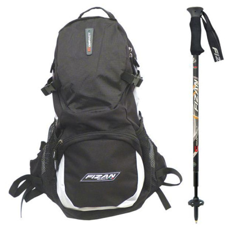 Bastoncini da trekking Fizan Compact Combi nero