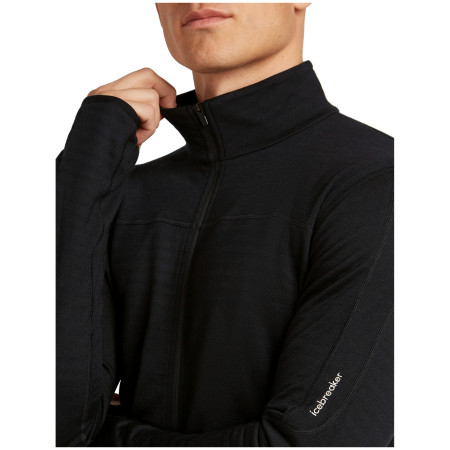 Felpa funzionale da uomo Icebreaker Men Merino Blend 300 RealFleece™ Descender LS Zip