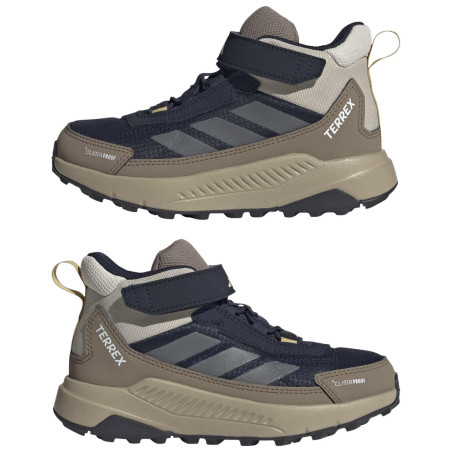 Scarpe da bambino Adidas Terrex Anylander Mid Climaproof Blue
