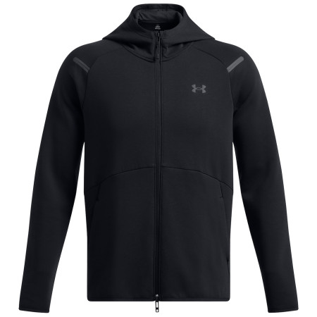 Giacca da uomo Under Armour Unstoppable Flc Fz Hd Eu nero Black / / Black