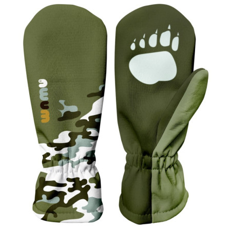 Guanti softshell per bambini WAMU Khaki khaki KHAKI