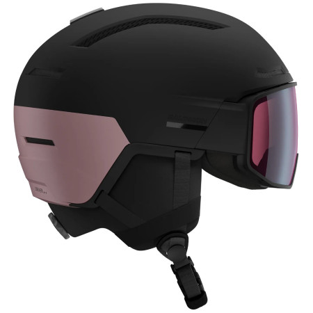 Casco da sci Salomon Driver Pro Sigma Mips nero/rosa Black / Dawn Pink