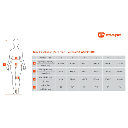 Pantaloni da donna Etape VERENA 2.0 WS