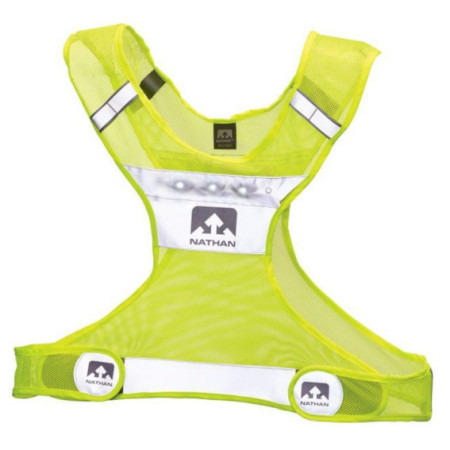 Gilet da corsa Nathan LightStreak giallo SafetyYellow