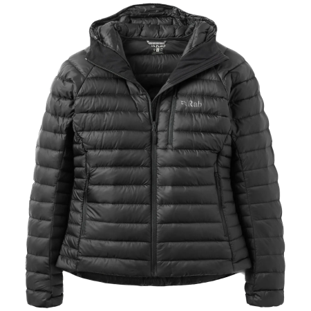 Giacca da donna Rab Microlight Alpine Down Hoody nero
