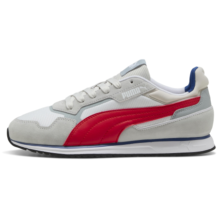 Scarpe da uomo Puma Softride St Miler grigio Cool Light Gray-For All Time Red-PUMA White