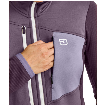 Felpa tecnica da donna Ortovox Fleece Grid Jacket W