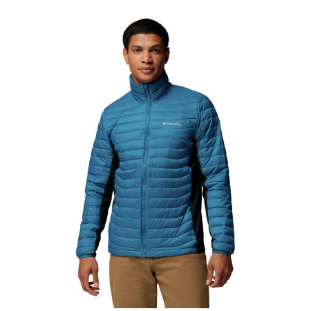 Giacca da uomo Columbia Powder Pass™ Hybrid Jacket blu Phoenix Blue, Black