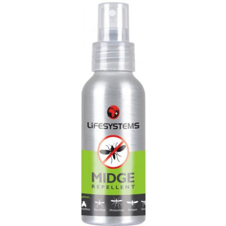 Repellente Lifesystems Midge Repellent 100ml spray grigio