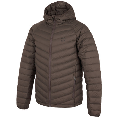 Piumino da uomo MOOA DownLite marrone Coffee