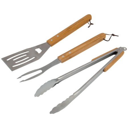 Set da barbecue Campingaz s dřevěnou rukojetí marrone