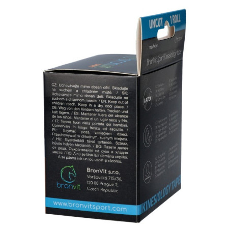 Nastro kinesiologico BronVit Sport Kinesio Tape classic 5 cm x 6m