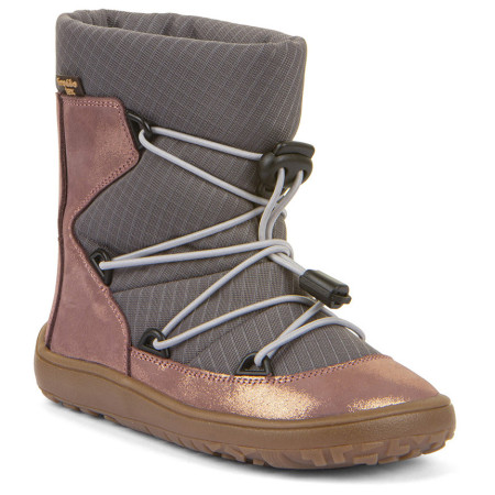 Scarpe da bambino Froddo Barefoot Tex Track Wool Grey/Pink grigio/rosa grey/pink