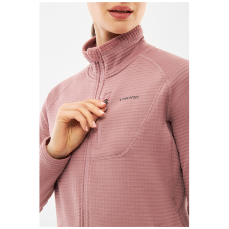 Maglietta sportiva da donna Viking Admont Full Zip