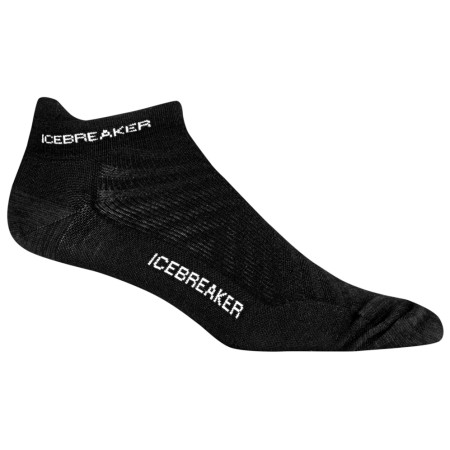 Calzini da uomo Icebreaker Run+ Ultralight Micro nero/bianco Black/Snow