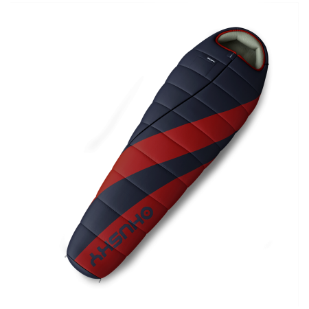 Sacco a pelo Husky Extreme Emotion -22°C blu/rosso