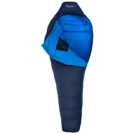 Sacco a pelo in piuma Warg Stark 500 L blu blue