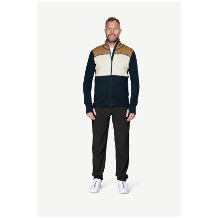 Felpa funzionale da uomo Devold Egga Grid Merino Jkt