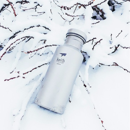 Borraccia Keith Titanium Titanium Sport Bottle 550 ml