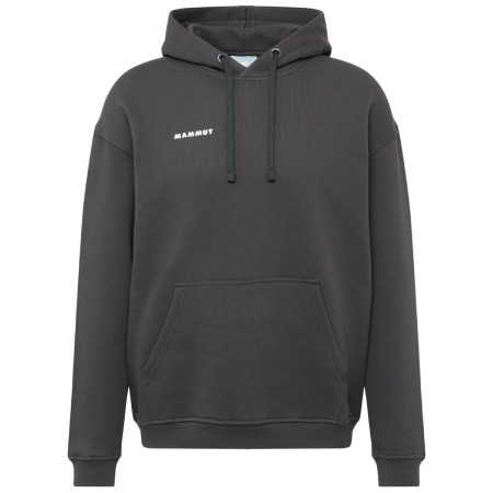 Felpa da uomo Mammut Mammut Base ML Hoody Men Mini Logo grigio scuro gabbro