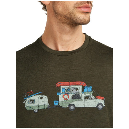 Maglietta da uomo Icebreaker Men Merino 150 Tech Lite SS Tee Transportage