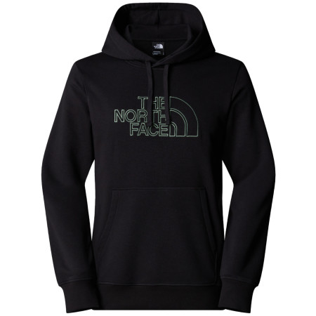 Felpa da uomo The North Face Drew Peak Light Hoodie nero/verde Tnf Black/Duck Green