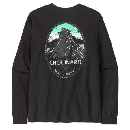 Maglietta da uomo Patagonia M's L/S Chouinard Crest Responsibili-Tee