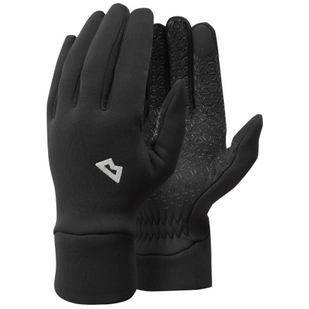 Guanti da uomo Mountain Equipment Stretch Fleece Grip Glove nero Black