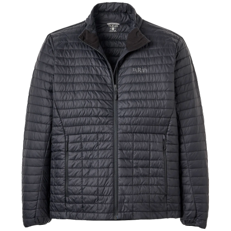 Giacca da uomo Rab Microlighter Down Jacket nero