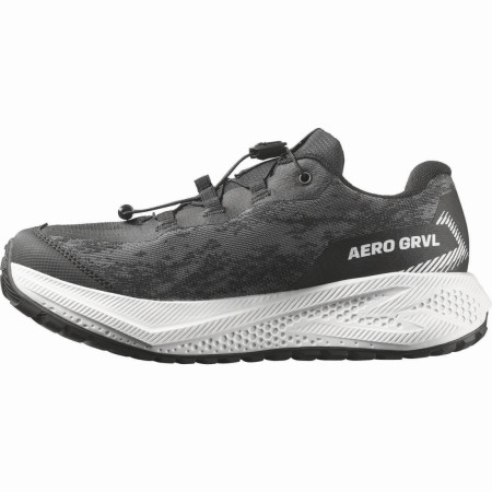 Scarpe da bambino Salomon Aero Grvl Wp J Black-White-Black