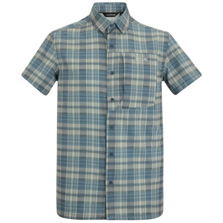 Camicia da uomo Regatta Anti-Insect Travel Light S/S Shirt azzurro ChinaBlueChk