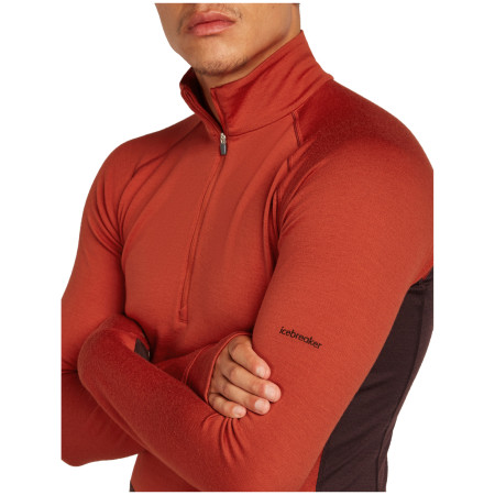 Felpa funzionale da uomo Icebreaker ZoneKnit™ 260 LS Half Zip