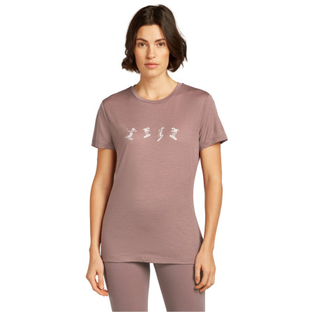 Maglietta da donna Icebreaker Women Merino 150 Tech Lite SS Tee Snow Day